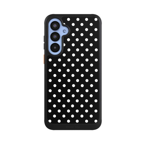 Samsung Galaxy A55 5G NIVOcore Polka Dots Schwarz und Weiß