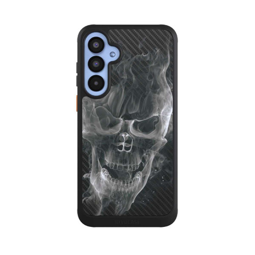Samsung Galaxy A55 5G NIVOcore rauchender Totenkopf Carbon