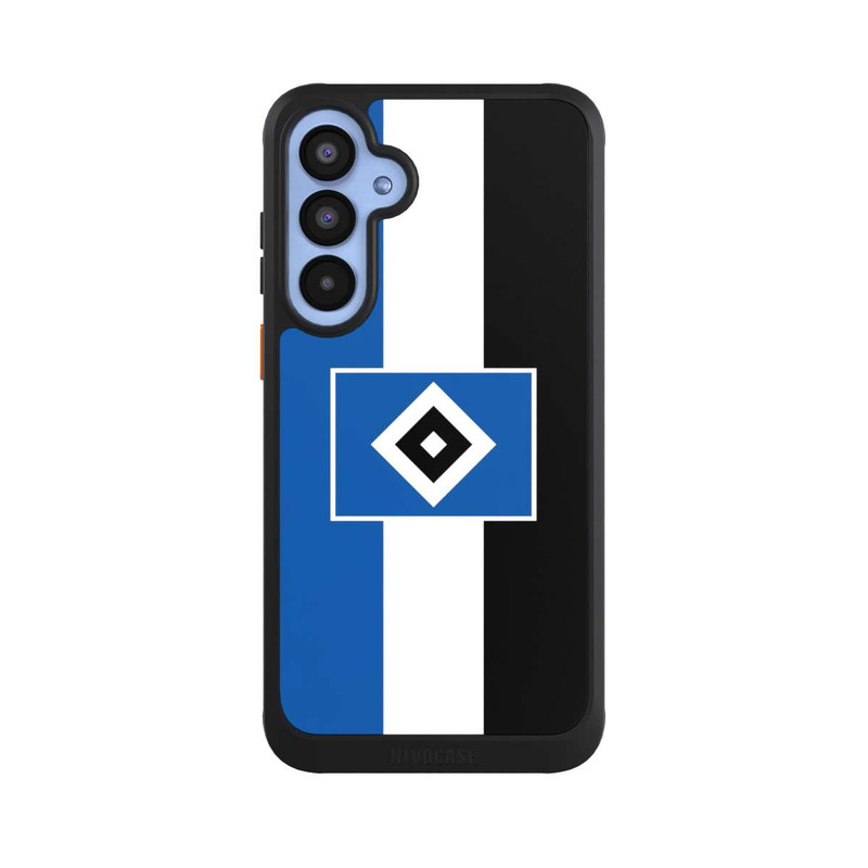 Galaxy A55 5G NIVOcore HSV Streifen - Blau-Weiß-Schwarz