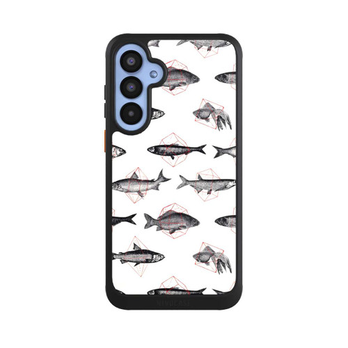 Samsung Galaxy A55 5G NIVOcore Fische in Geometrie