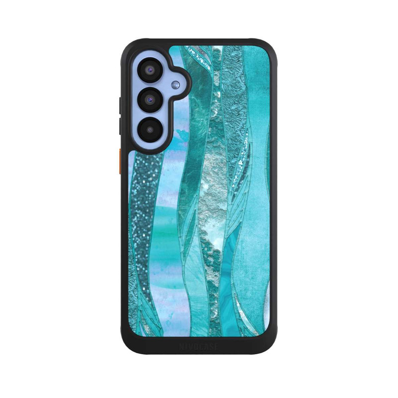 Galaxy A55 5G NIVOcore Blue Glamour Glitter Look