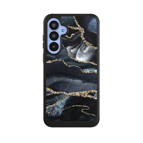 Samsung Galaxy A55 5G NIVOcore Dunkler Marmor Gold Glitzerlook