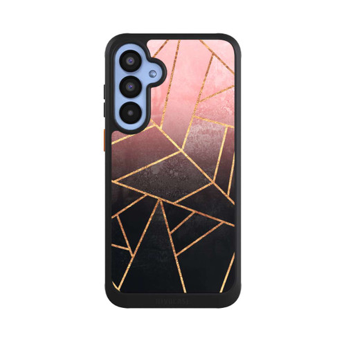 Samsung Galaxy A55 5G NIVOcore Pinker und Schwarzer Stein Gold Druck