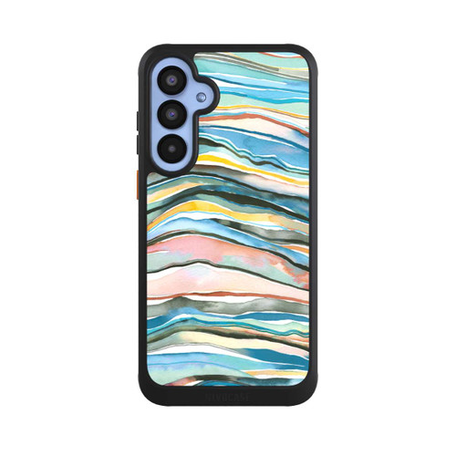 Samsung Galaxy A55 5G NIVOcore Achatschichten Aquarellblau