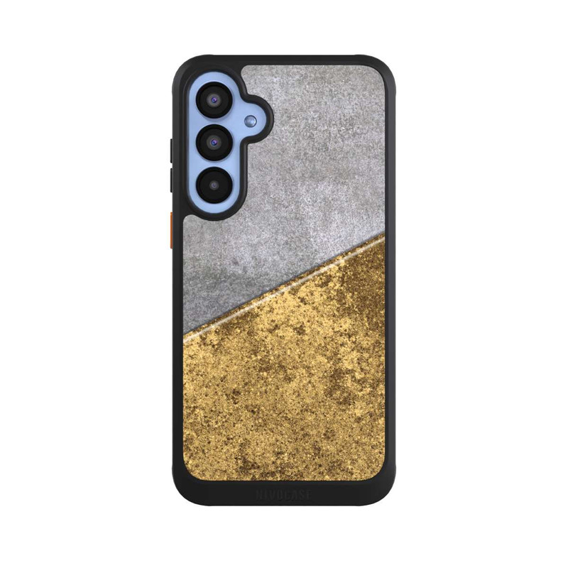 Galaxy A55 5G NIVOcore Aspect béton et or