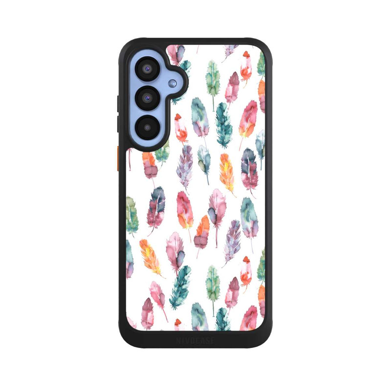 Galaxy A55 5G NIVOcore Aquarellfedern Boho