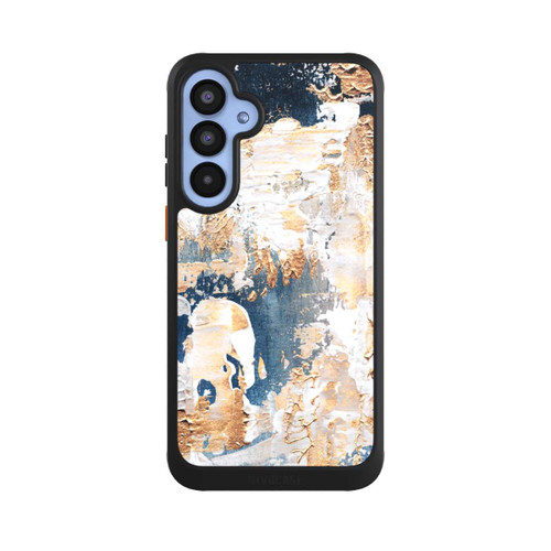 Samsung Galaxy A55 5G NIVOcore Abstraktion Blau und Gold