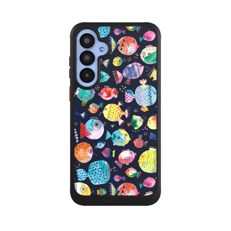 Galaxy A55 5G NIVOcore Strandkugelfische Kinder Marineblau