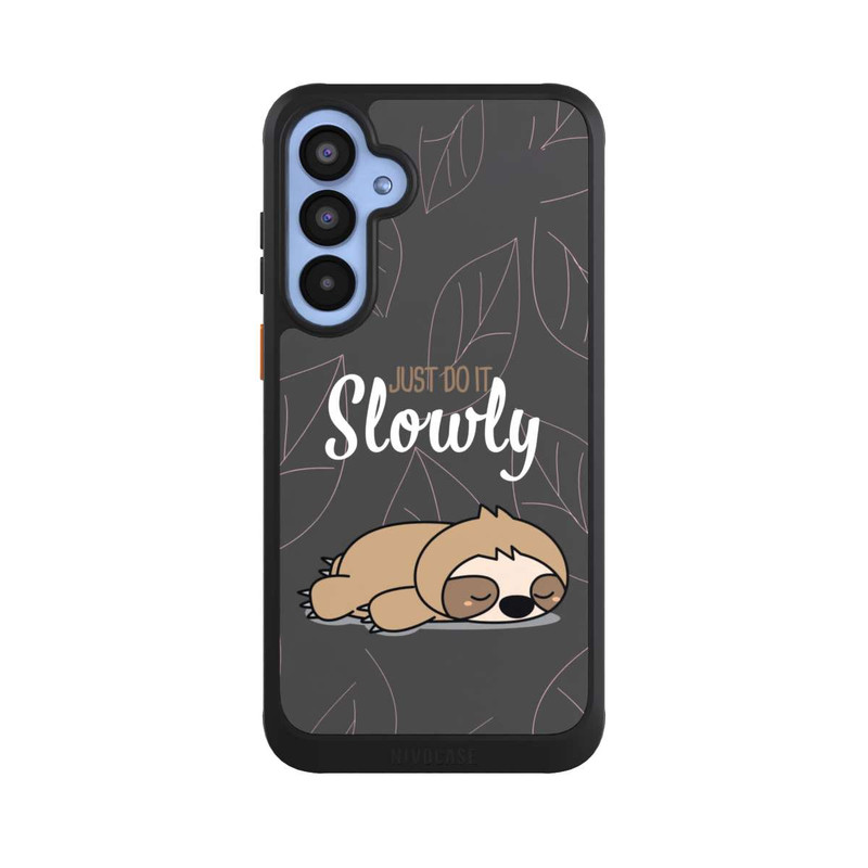 Galaxy A55 5G NIVOcore Just Do It Slowly Sloth Grey