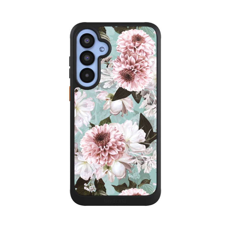 Galaxy A55 5G NIVOcore Fond des Fleurs Bleus Baroques