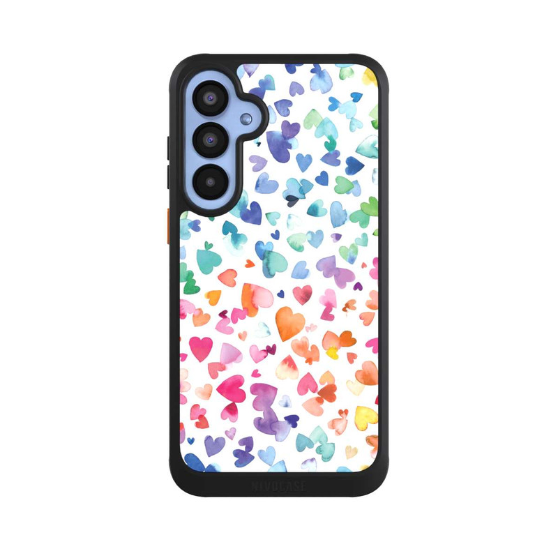 Galaxy A55 5G NIVOcore Coeurs d'amour aquarelle