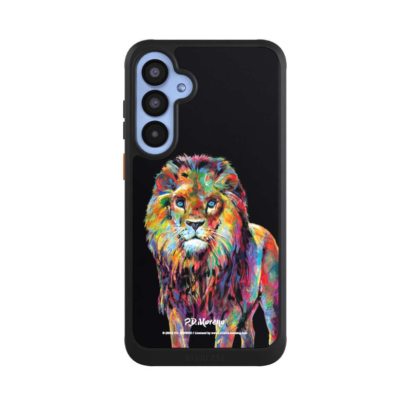 Galaxy A55 5G NIVOcore Löwe Bunte Kunst von P.D. Moreno