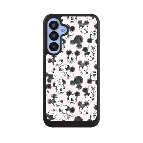 Samsung Galaxy A55 5G NIVOcore Minnie &amp; Mickey Viele Gesichter Pink