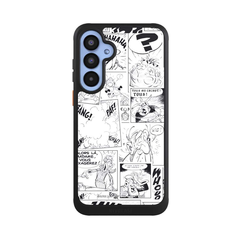 Galaxy A55 5G NIVOcore BD Astérix Blanc & Noir