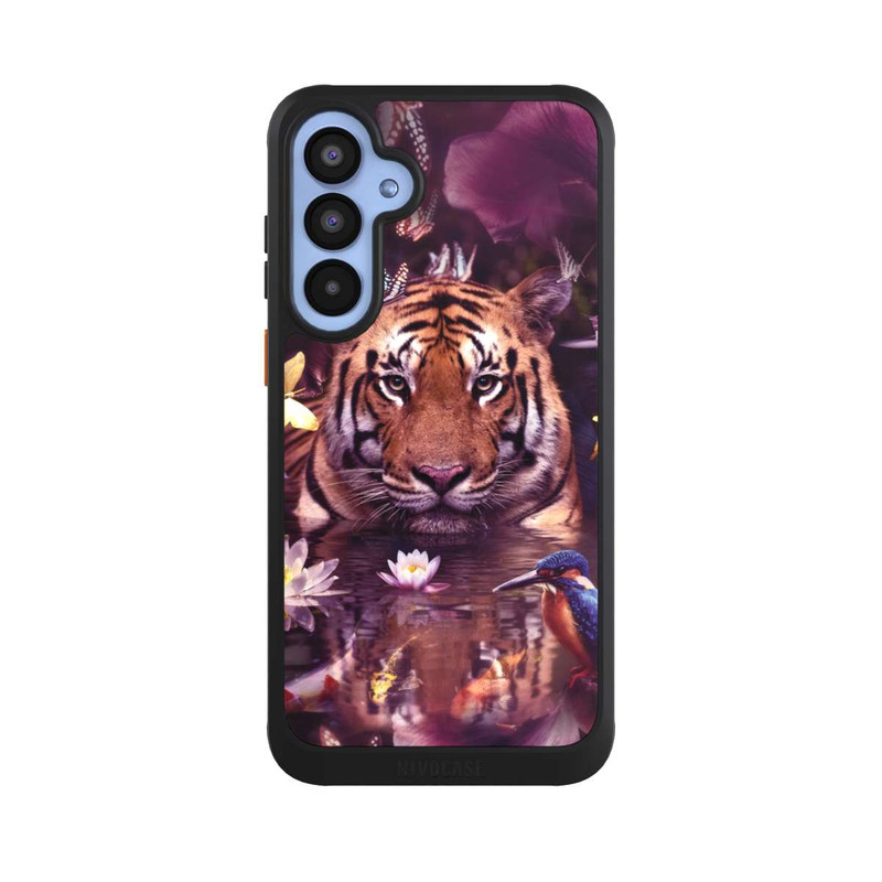 Galaxy A55 5G NIVOcore Tiger Blumenrahmen