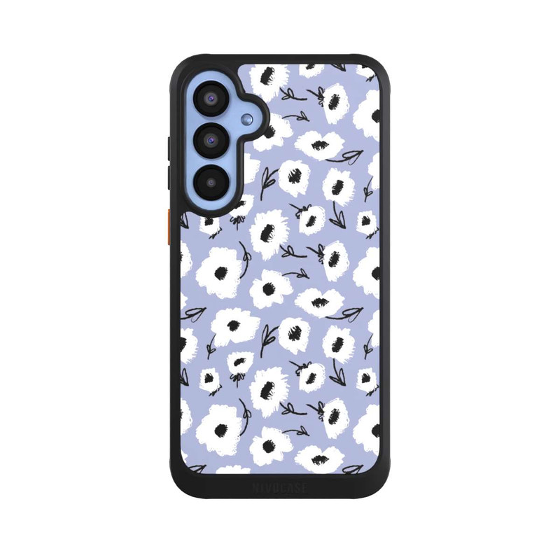 Galaxy A55 5G NIVOcore Pattern Fleurs Lilas