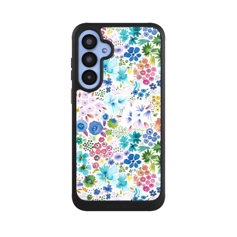 Galaxy A55 5G NIVOcore Kunstvolle kleine Frühlingsblumen blau