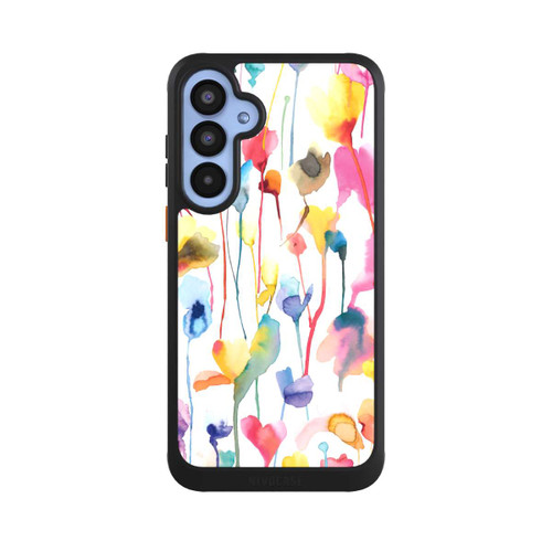 Samsung Galaxy A55 5G NIVOcore Aquarell Wildblumen bunt