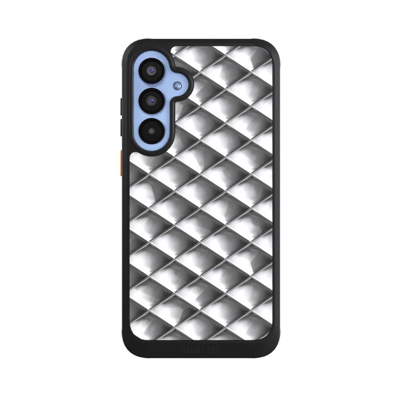 Galaxy A55 5G NIVOcore Glamour Silver Squares