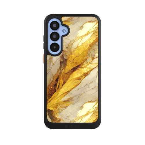 Samsung Galaxy A55 5G NIVOcore Weiße Marmor-Golddruckschichten