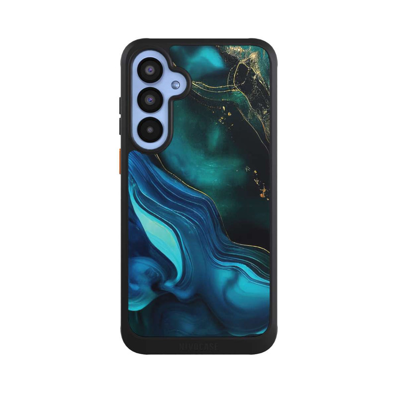 Galaxy A55 5G NIVOcore Encre bleue et dorée avec IA