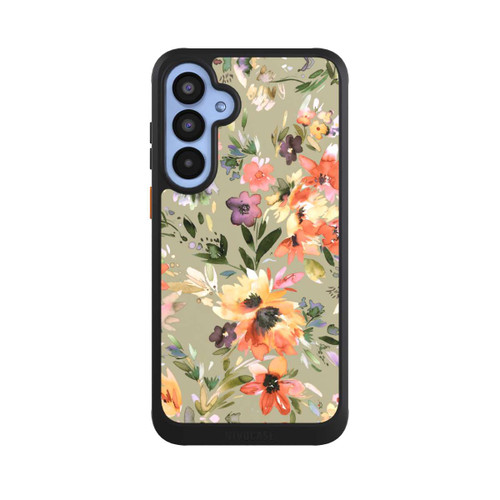 Samsung Galaxy A55 5G NIVOcore Malerische tropische Blumen Salbeigrün