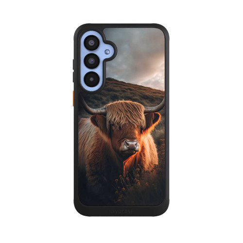 Samsung Galaxy A55 5G NIVOcore Vache Highland avec de grandes cornes avec IA