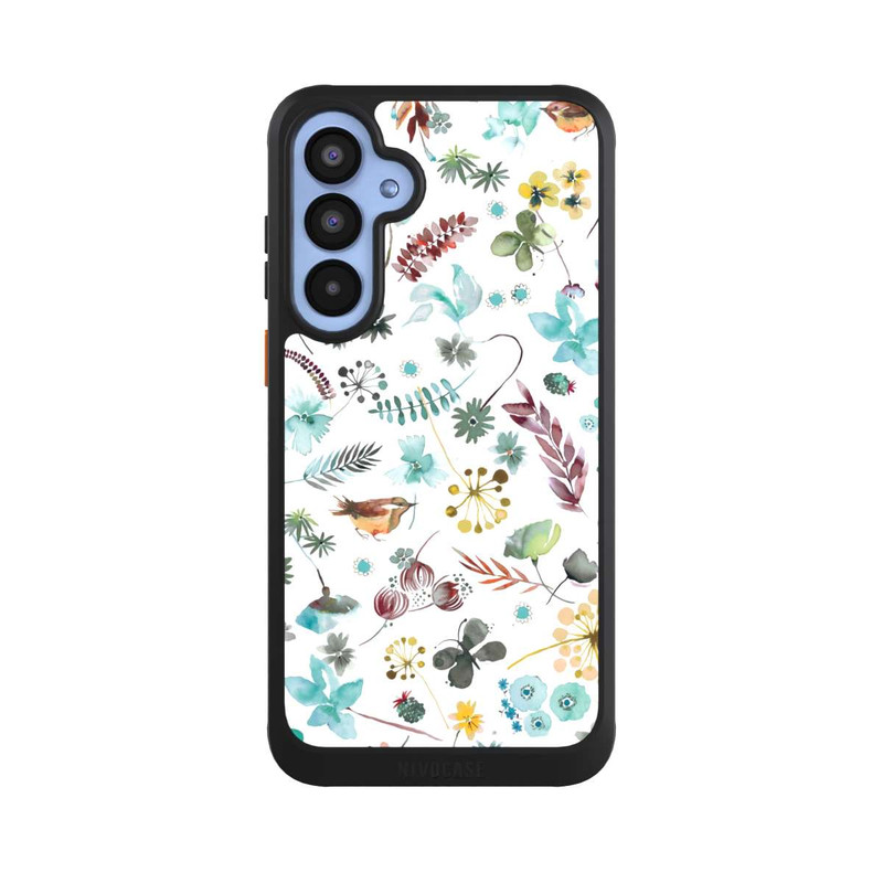 Galaxy A55 5G NIVOcore Papillon botanique Nature Bleu