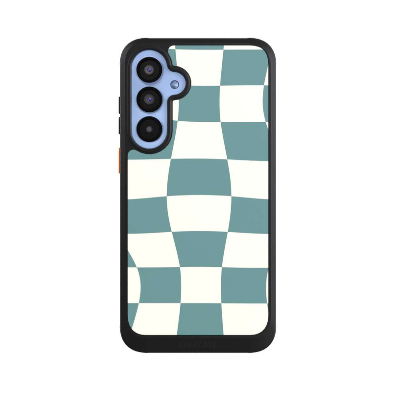 Galaxy A55 5G NIVOcore Schachbrett Petrol