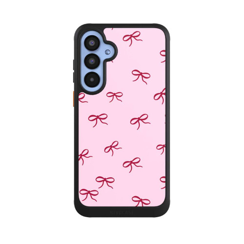Samsung Galaxy A55 5G NIVOcore Schleifen Muster Rot Pink