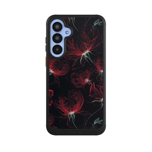 Samsung Galaxy A55 5G NIVOcore Tapete mit roten Blumen