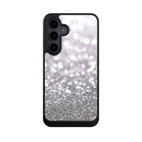 Samsung Galaxy S24 FE 5G NIVOcore Pluie de Paillettes Argentées Look