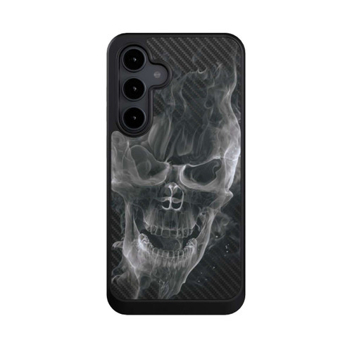 Samsung Galaxy S24 FE 5G NIVOcore rauchender Totenkopf Carbon