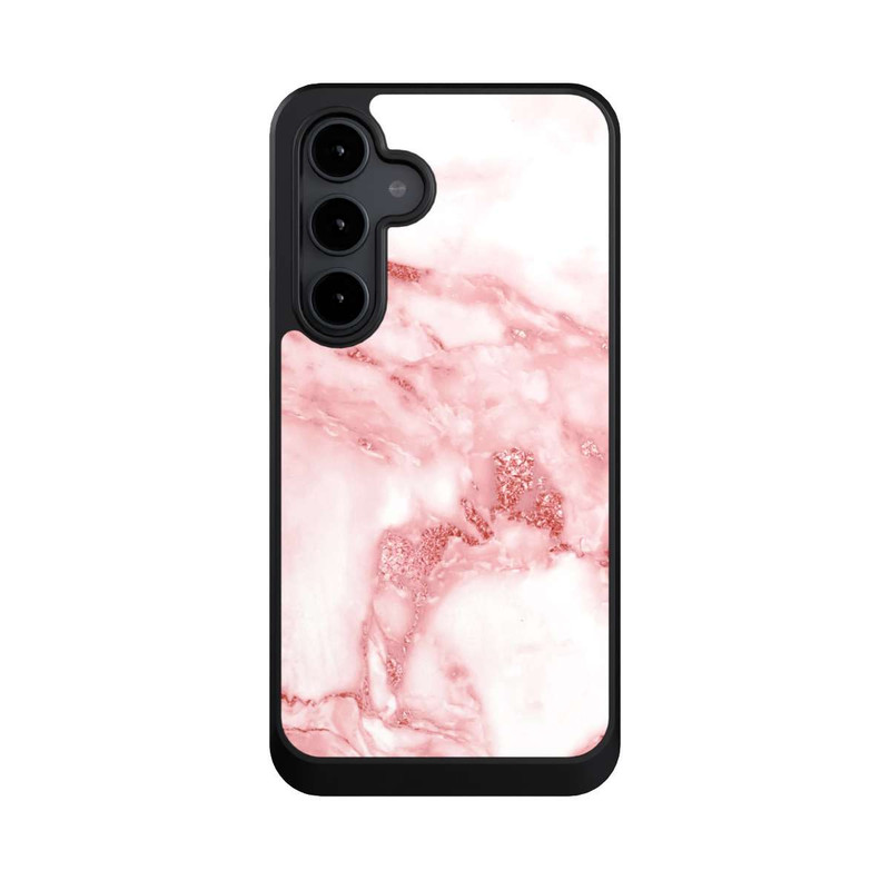 Galaxy S24 FE NIVOcore Marmor rosa und weiß