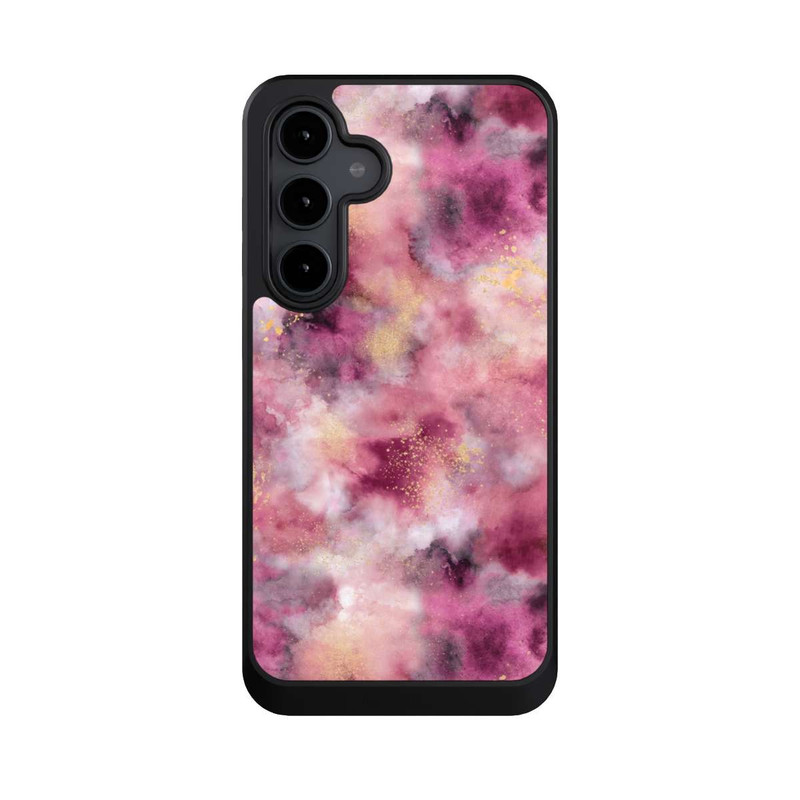 Galaxy S24 FE NIVOcore Rauchiges Marmoraquarell rosa