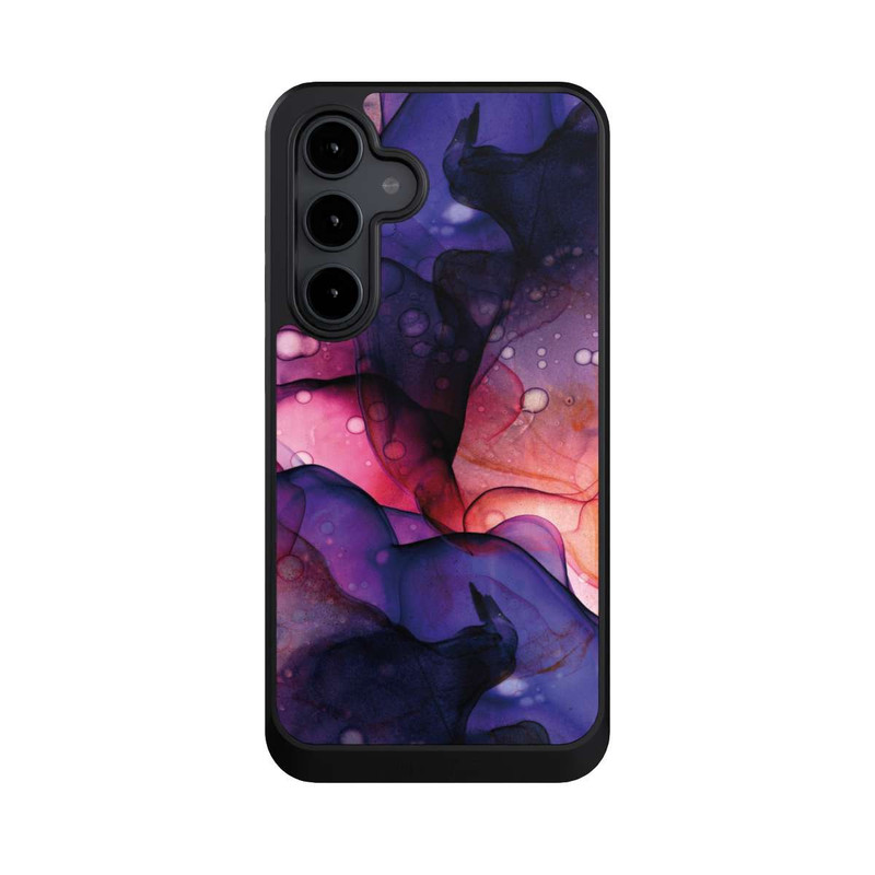 Galaxy S24 FE NIVOcore Liquid Art Purple Pink