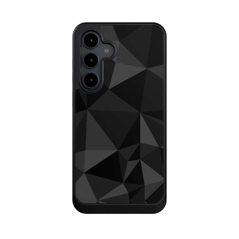 Galaxy S24 FE NIVOcore Polygon Pattern Black