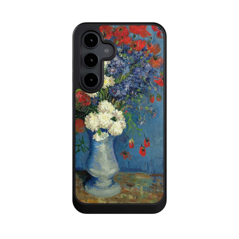 Galaxy S24 FE NIVOcore Stillleben Vase mit Kornblumen und Mohnblumen von Vincent Van Gogh