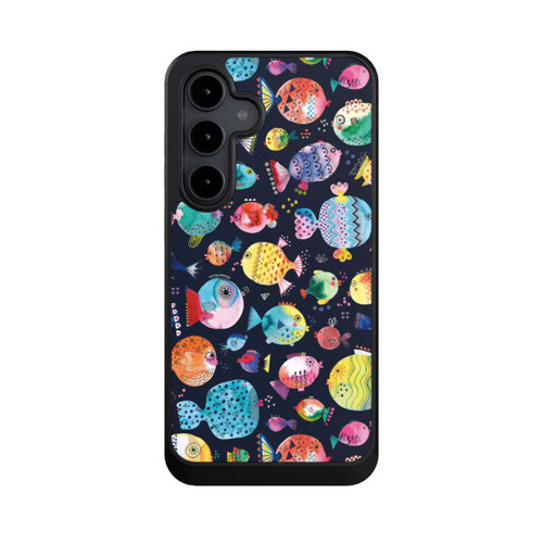 Samsung Galaxy S24 FE 5G NIVOcore Beach Puffer Fishes Kids Navy