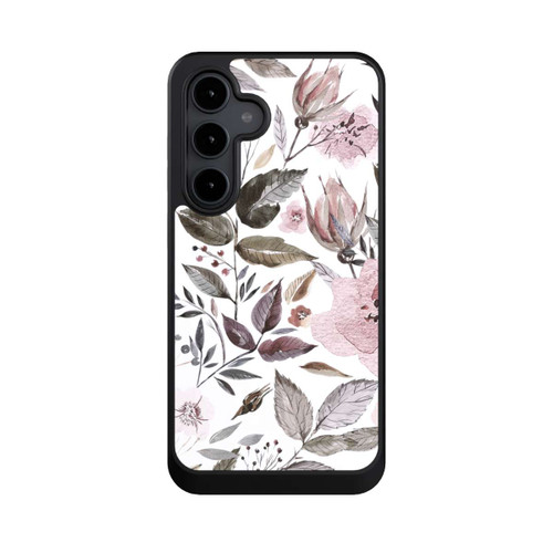 Samsung Galaxy S24 FE 5G NIVOcore Aquarell braune Rosenblüten