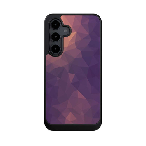 Samsung Galaxy S24 FE 5G NIVOcore Polygonal Mosaic Rot/Violett