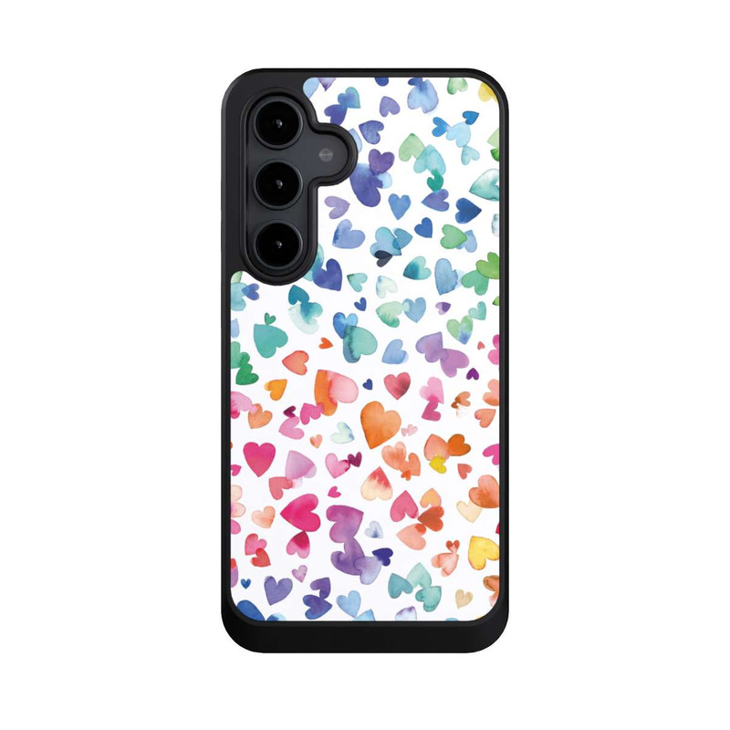 Galaxy S24 FE NIVOcore Liebesherzen aquarell