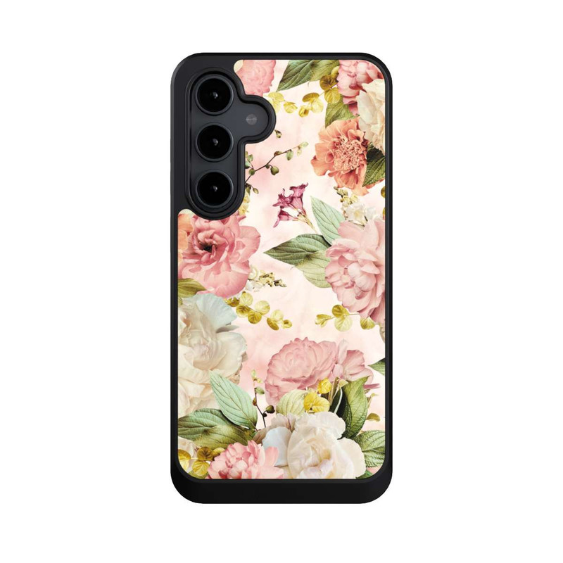 Galaxy S24 FE NIVOcore Flower Frame Peonies beige