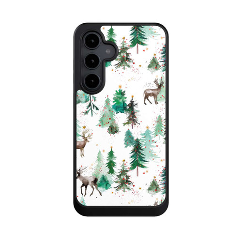 Samsung Galaxy S24 FE 5G NIVOcore Hirsche und Winterweihnachtsbäume