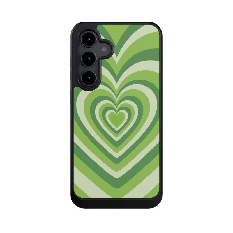 Galaxy S24 FE NIVOcore Beating Comic Heart Green