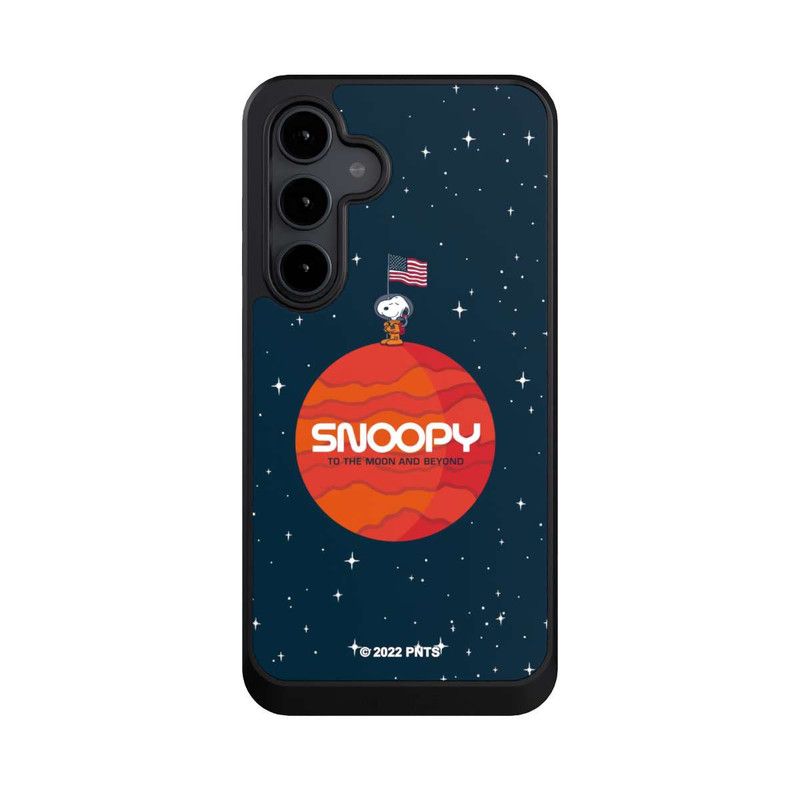 Galaxy S24 FE NIVOcore Snoopy Weltraumreisender Orange