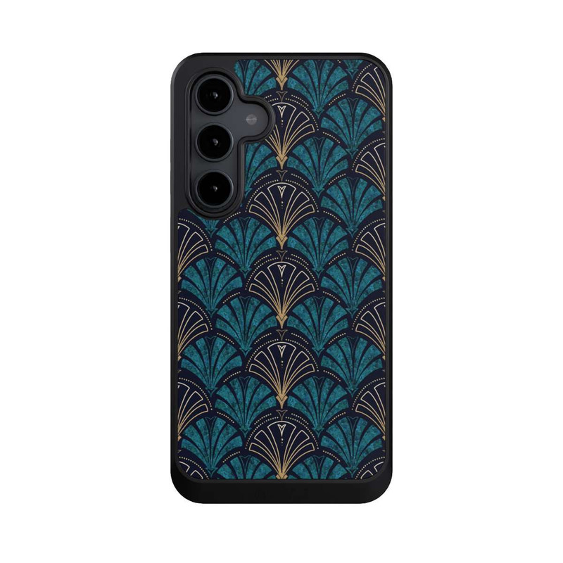 Galaxy S24 FE NIVOcore Art Deco Teal Gold Seamless