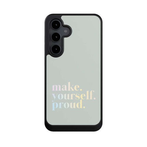 Samsung Galaxy S24 FE 5G NIVOcore Make Yourself Proud Citation - Menthe et dégradé