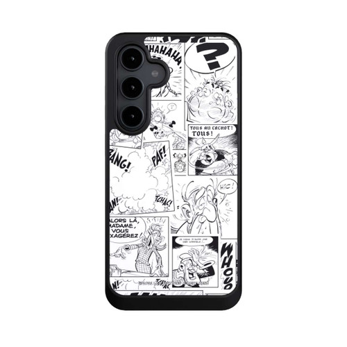 Samsung Galaxy S24 FE 5G NIVOcore Asterix Comic Black and White