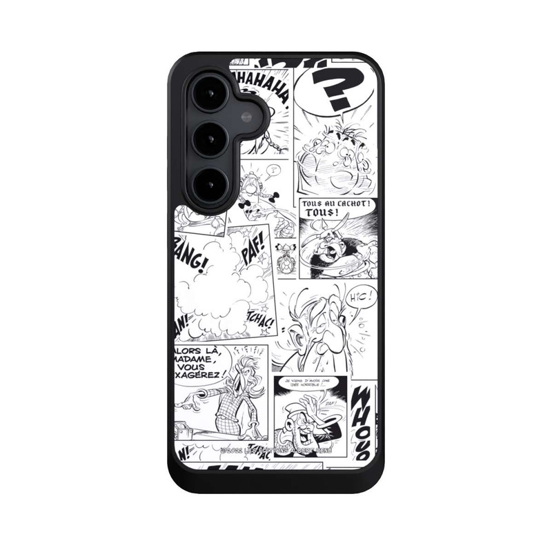 Galaxy S24 FE NIVOcore Asterix Comic Black and White